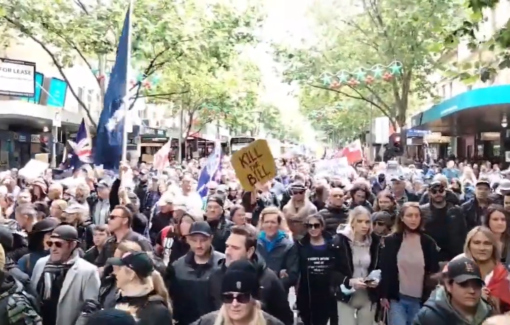austrálie protest melbourne