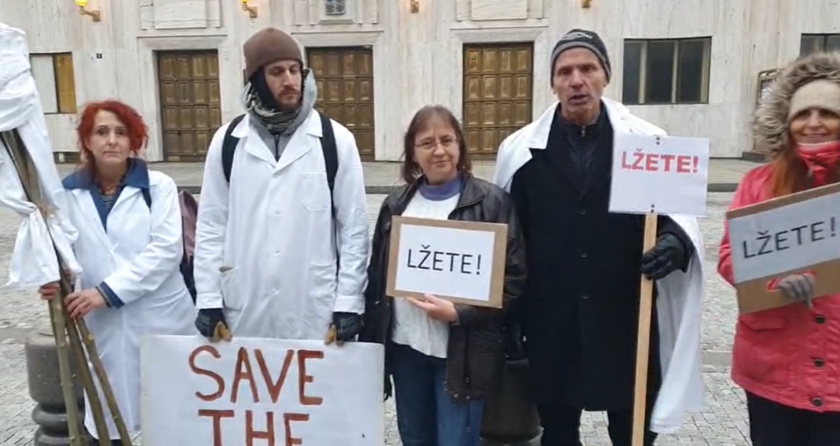 protest čeští lékaři