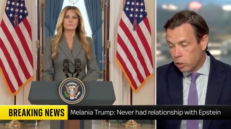 Něco tady nesedí. Sky News přečetla zprávu Melanie Trumpové, kterou psala Maxwellové | AC24.cz